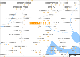 map of Saré Dembélè