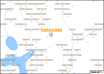 map of Saré Diabé