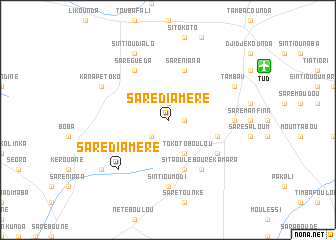 map of Saré Diaméré