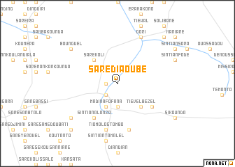 map of Saré Diaoubé