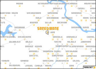 map of Sare Dibane