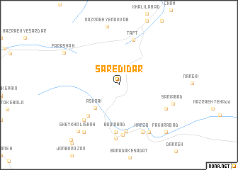 map of Sar-e Dīdār