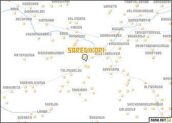 map of Saré Dikori