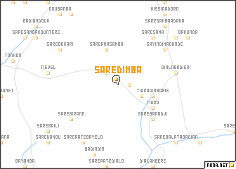 map of Saré Dimba