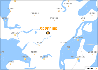 map of Saré Dina