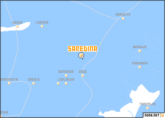 map of Saré Dina