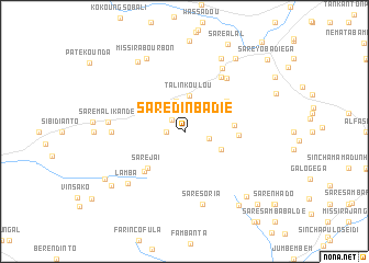 map of Saré Dinbadié