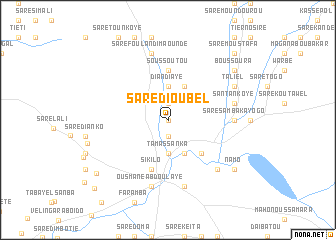 map of Saré Dioubel