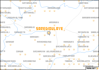 map of Saré Dioulaye