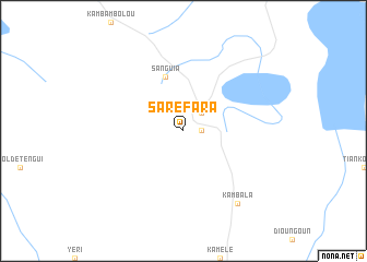 map of Saré Fara