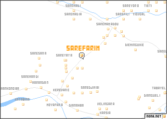 map of Saré Farim