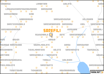 map of Saré Fili