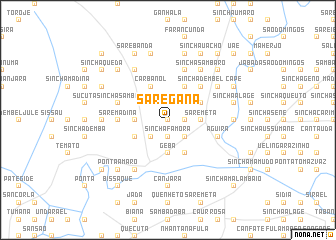 map of Sare Ganà