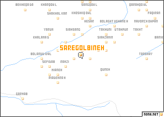 map of Sar-e Gol Bīneh