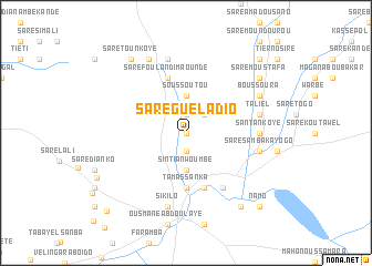 map of Saré Guéladio