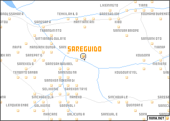 map of Saré Guido