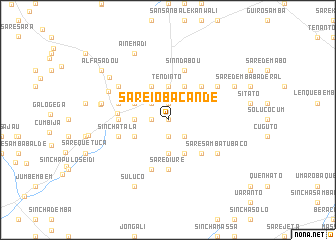 map of Sare Ioba Candè