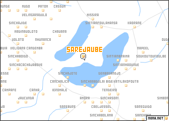 map of Sare Jaubè