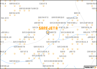 map of Sare Jeta