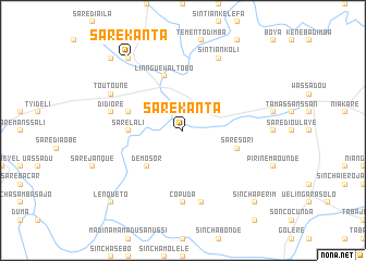 map of Saré Kanta