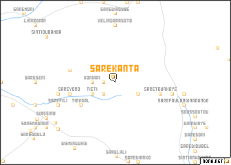 map of Saré Kanta
