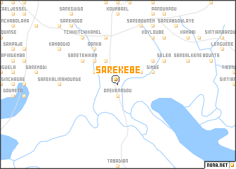 map of Saré Kébé