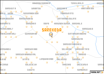 map of Saré Kéda