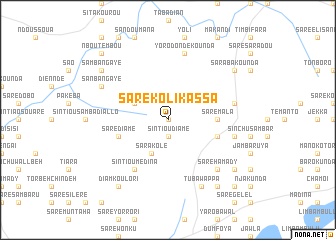 map of Saré Koli Kassa