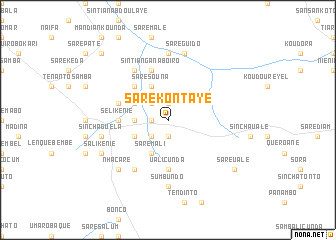 map of Saré Kontaye