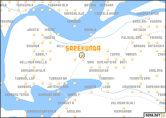 map of Sare Kunda