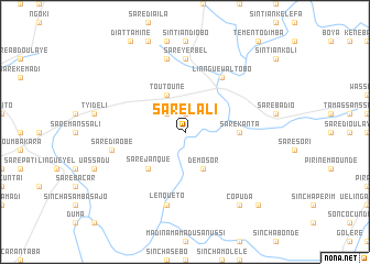 map of Saré Lali