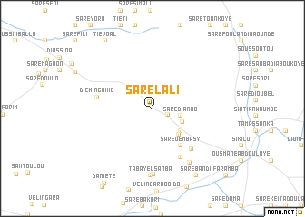 map of Saré Lali