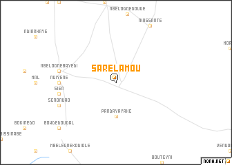 map of Saré Lamou