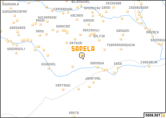 map of Sarela