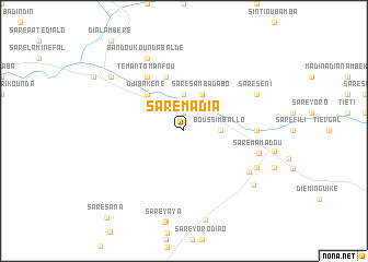 map of Saré Madia