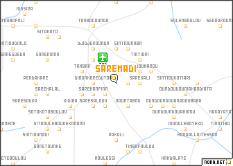 map of Saré Madi