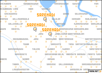 map of Sare Madi