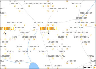 map of Saré Mali