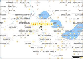 map of Sare Mansala