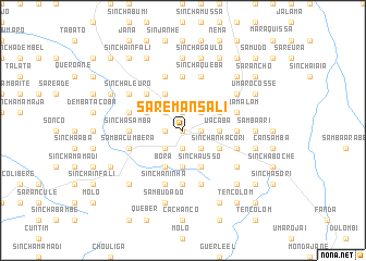 map of Sare Mansàli