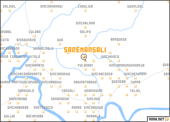 map of Sare Mansali