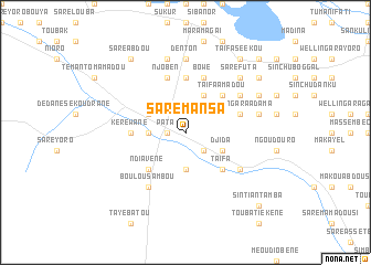 map of Saré Mansa