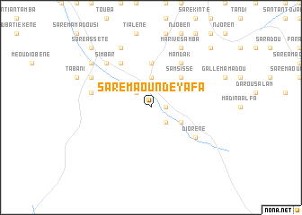 map of Saré Maoundé Yafa