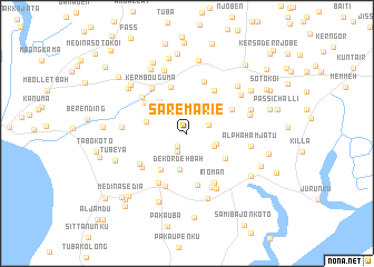 map of Sare Marie