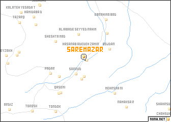 map of Sar-e Mazār