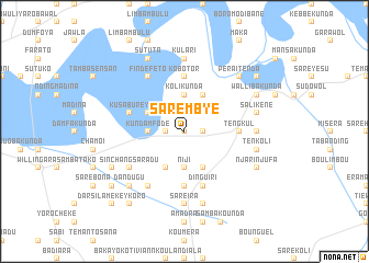 map of Sare Mbye