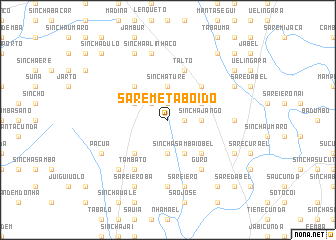 map of Sare Meta Boído
