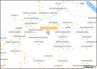 map of Saré Mina