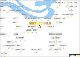map of Sare Modi Kulo