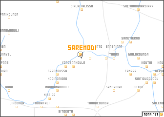 map of Saré Modi